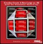 Crealies Create A Box Large Disco ball CCABL20 finished:11x11x11cm (07-23)