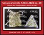 Crealies Create A Box Triange box mini CCABM25 finishedbox:5x5x6/4,5cm (08-23)