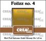 Crealies Foilzz Hot Foil intensiv gold glänzend CLFoilzz04 3x 1,5 mtr (07-22)