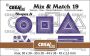 Crealies Mix&Match 19 CLMix19 44x38mm (08-23)