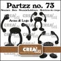 Crealies Partzz Arms and legs for fruit CLPartzz73 40x47mm (08-23)