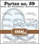 Crealies Partzz Dichte Eier und Eier mit gebrochenen Oberflächen CLPartzz59 45x62 - 50x67mm (01-23)