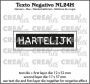 Crealies Texto Negativo Die HARTELIJK - NL (H) NL24H max. 17x57mm (10-22)