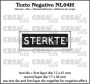 Crealies Texto Negativo Die STERKTE - NL - NL (H) NL04H max. 17x46mm (10-22)