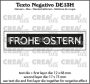Crealies Texto Negativo FROHE OSTERN DE (H) DE13H max 17x73mm (01-23)
