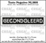 Crealies Texto Negativo GECONDOLEERD (H) NL38H max. 17 x 77 mm (03-23)