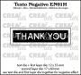 Crealies Texto Negativo Thank you - ENG (H) EN01H max.17x60mm (07-23)