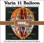 Crealies Varia 3D Ballon CLVAR11 60x85mm (01-24)