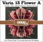 Crealies Varia 3D flower A CLVAR13 70x70mm (01-24)
