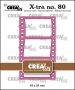 Crealies Xtra Filmstreifen wellig vertikal CLXtra80 48x84mm (04-24)