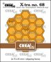 Crealies Xtra Honeycomb CLXtra68 2x 75 x 81 mm (04-23)