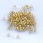 Crimp beads round 2,5mm gilt 100pcs 12024-0032
