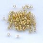 Crimp beads round gold 100 PC 2,0MM 12024-0022