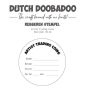 Dutch Doobadoo Rubber stamp ATC cirkel naam (NL) 497.004.003 (04-24)