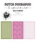 Dutch Doobadoo Stencils Wild flowers 3 St 470.784.294 (01-24)