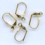 Ear wire with open ring gold 4 PC 11808-4132