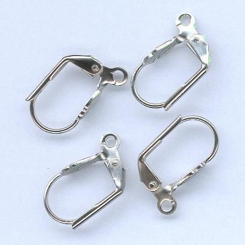 ear wire with open ring platinum 4 pc 118084131