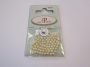 Glass pearls round 4mm beige 80pcs 12277-7702