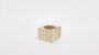 Holz Teelichthalter Quadrat aus Buchenholz 5,7cmx5,7cmx4cm