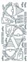JEJE Peel-Off stickers Mummy Gnome (10 ST) - Silver - 572301 - 10x23CM (10-22)
