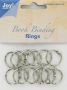 Joy! Crafts Boekbinders-ringen zilver 20mm 12st 430603/3920