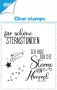 Joy! Crafts Clearstamp 7x7 cm - Sterne-Text DE-1 KreativDsein Design (04-23)