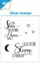 Joy! Crafts Clearstamp 7x7 cm - Sterne-Text DE-2 KreativDsein Design (04-23)