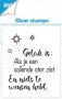 Joy! Crafts Clearstamp 7x7 cm - Sterren tekst NL -3 KreativDsein Design (04-23)