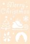 Joy! Crafts Polybesa Schablone - Merry Christmas 6005/0012 A6 