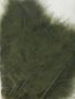 Marabou feathers Olive 15 PC 