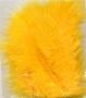 Marabou feathers Yellow 15 PC 