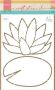 Marianne D Craft Stencil Waterlily by Marleen PS8072 149x210mm