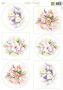Marianne D Decoupage Mattie‘s Mooiste - Romantic bouquets MB0215 A4, 6 images (03-24)