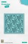 Nellie‘s Choice Stamping Die - Square Flowers STAD005 99x99mm 