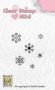 Nellies Choice Mini clearstempel - sneeuwvlokken MAFS011 