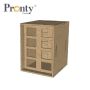 Pronty MDF Storage system Half Box Acrylic Pens Storage 460.483.018 110x150x130mm - 4mm (03-23)