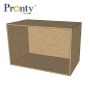 Pronty MDF Système de stockage Basic Box 460.483.010 220x150x130mm - 4mm (03-23)