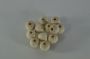 Round wooden beads made of beechwood, with hole, natural 10mm 250 st bulk
