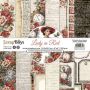ScrapBoys Lady in Red paperpad 24 vl+cut out elements-DZ LARE-09 250gr 15,2cmx15,2cm (08-23)