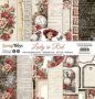 ScrapBoys Lady in Red paperset 12 vl+cut out elements-DZ LARE-08 250gr 30,5cmx30,5cm (08-23)