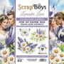 Scrapboys POP UP Paperpad double sided elements - Lavender Love SB-LALO-11 190gr 15,2x15,2cm (03-24)