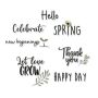 Sizzix Clear Stamps - New Beginnings 665108 Olivia Rose