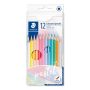 Staedtler Crayons de couleur - étui carton pastel - 12 pc 146 C12 PA (02-24)