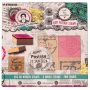 Studio Light Wooden Stamp Set Rubber stamps Signature Coll. nr.595 ABM-SI-STAMP595 120x120x23mm (01-24)