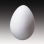 styrofoam egg 10 cm 
