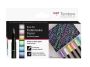 Tombow Brush Pen Fudenosuke soft-pastel for black paper 6 pcs WS-BS-6P (10-22)
