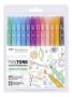 Tombow TwinTone markers 12pc set pastels 19-WS-PK-12P-2 