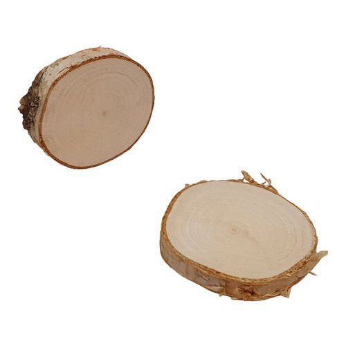 tree bark disc around birch wood diameter 910 cm h 07 cm