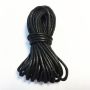 Waxed Cotton Cord round 2mm Black 5m 12368-6802