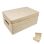 wooden storage box with lid 30cm x 20cm x 135cm